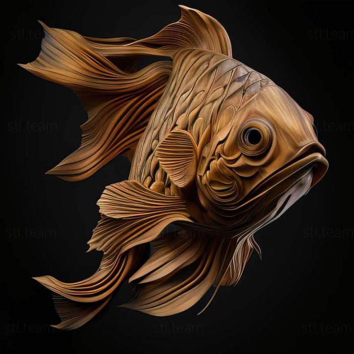 3D model Paraloricaria fish (STL)